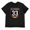 Silfverberg #33 Emblem T-Shirt Essential T Shirt Customs Design Your Own Blacks Personalized T-shirt Slim Fit T Shirts for Men