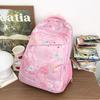 Cute Cloud Print Backpack Breathable Oxford Material Ergonomic Shoulder Straps