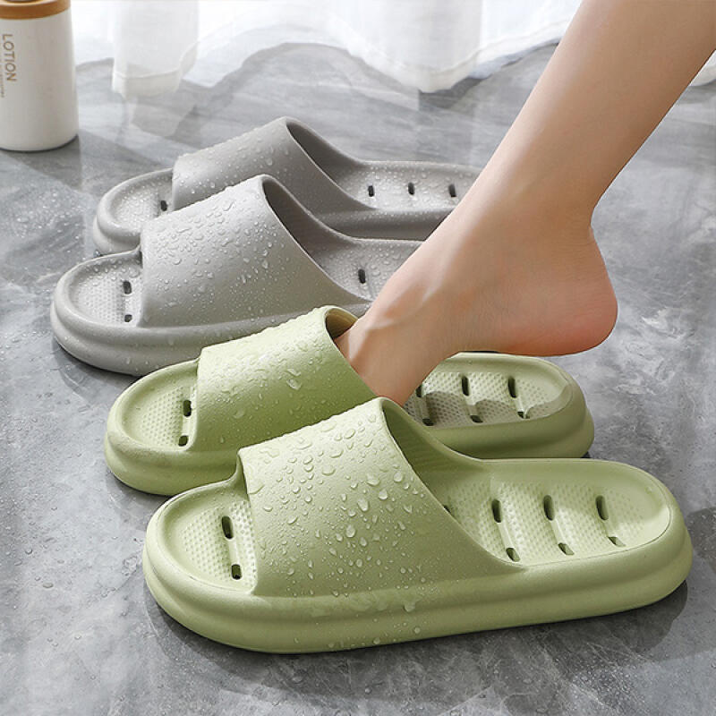 Для Вас Обувь ЭВА Пастельные Туалетные Ванные Тапочки Pastel Bathroom Slippers (Black)