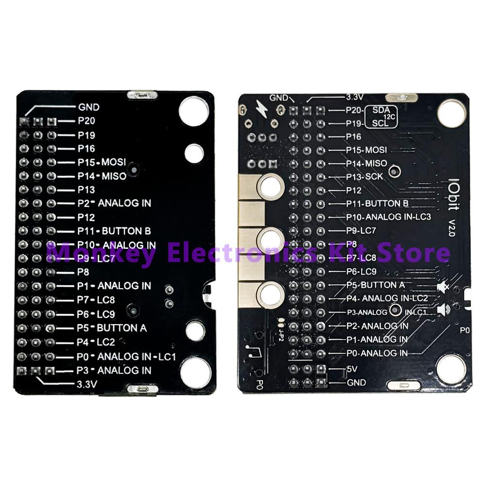 1PCS Micro:bit Expansion plate V1.0 , V2.0 , V3.0 suitable for micro:bit go NRF5182 Development board  Python connector
