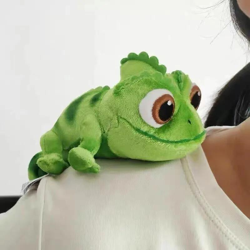 New Pascal Rapunzel Chameleon Plush Dolls 15Cm Stuffed Animals Pascal Rapunzel Shoulder Plush Toys Kids Gifts*