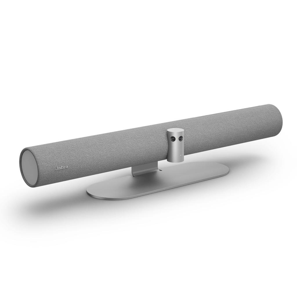 Jabra PanaCast 50 Grey, AI-powered, all-in-one video bar (camera, microphone, and speaker) for conference rooms, USB-A and USB-C connectivity, noise