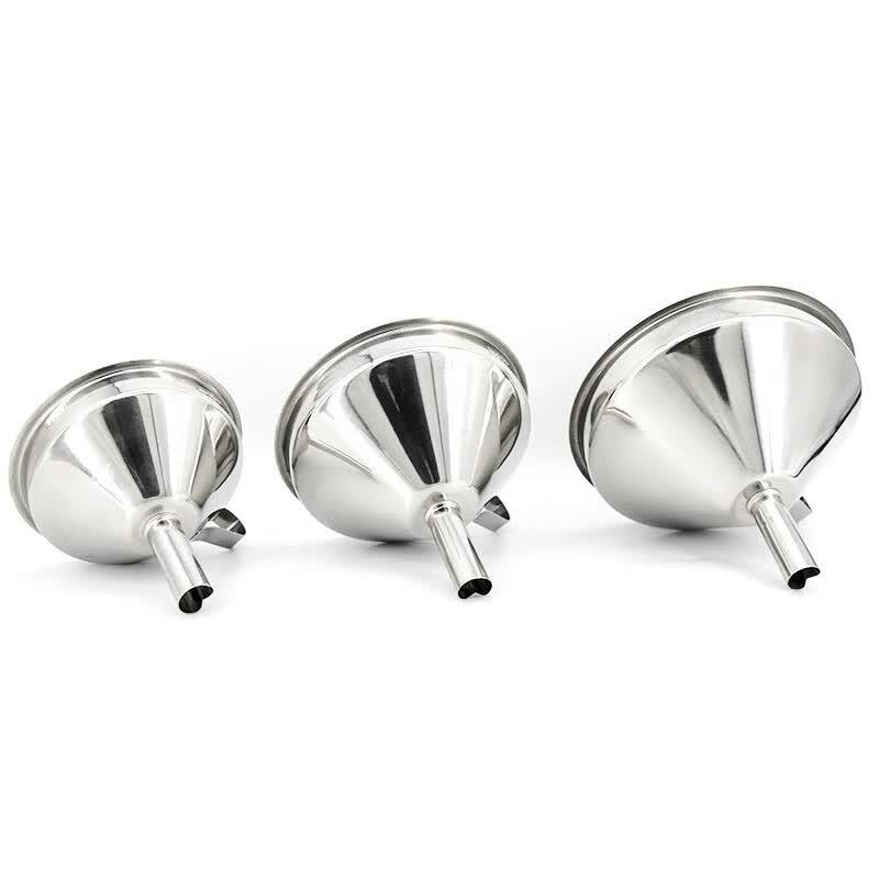 Bingyu 304 Stainless Steel Conical Funnel