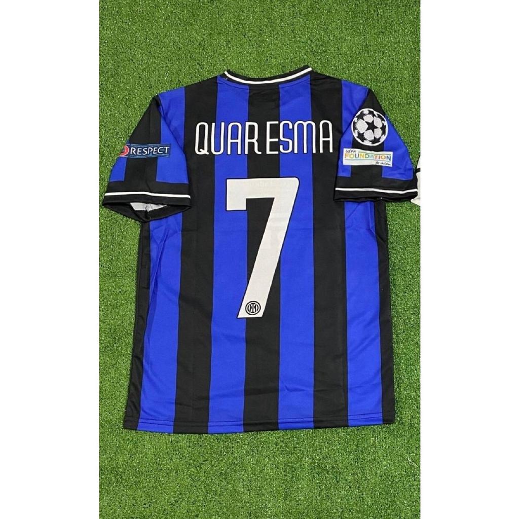 Nostalgia Inter 2010 Champions League Final Ricardo Quaresma Jersey-bluei