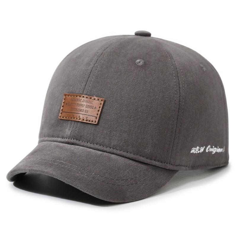 Short-Brim Baseball Cap Men's Retro Cap Spring Autumn Sun Hat