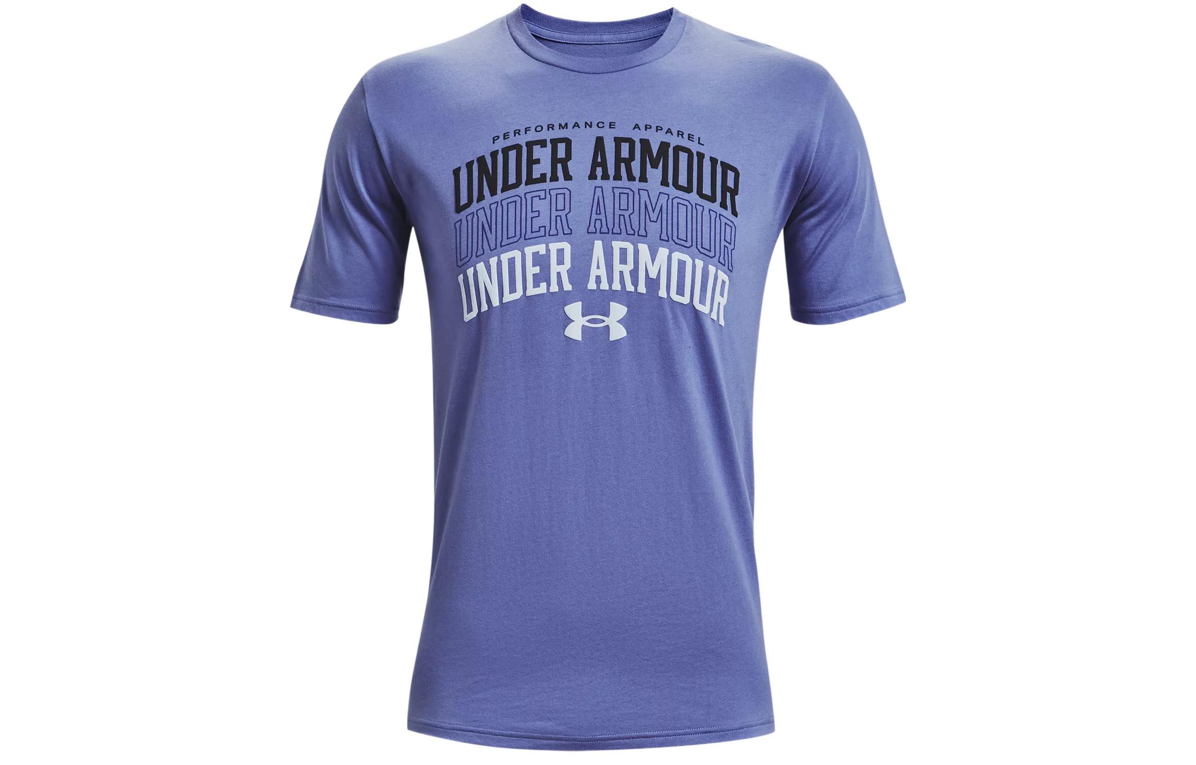 Under Armour Collegiate T Shirt Men s Purple 1361671-561 XXL