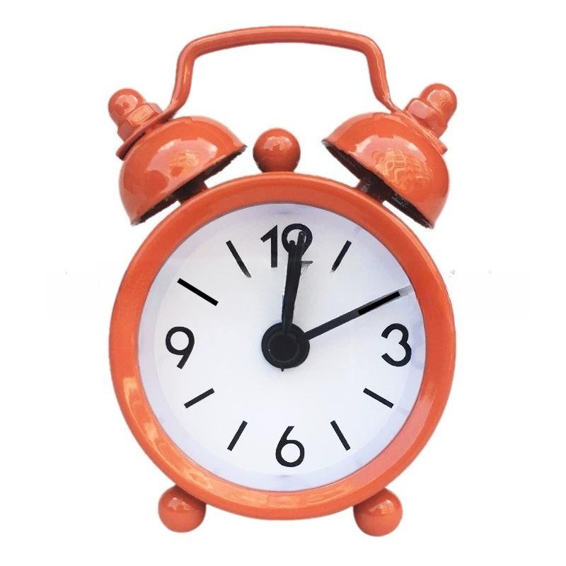 Mini Metal Alarm Clock Creative Student Electronic Alarm Clock Bedside Alarm Clock Portable Travel Alarm Clock