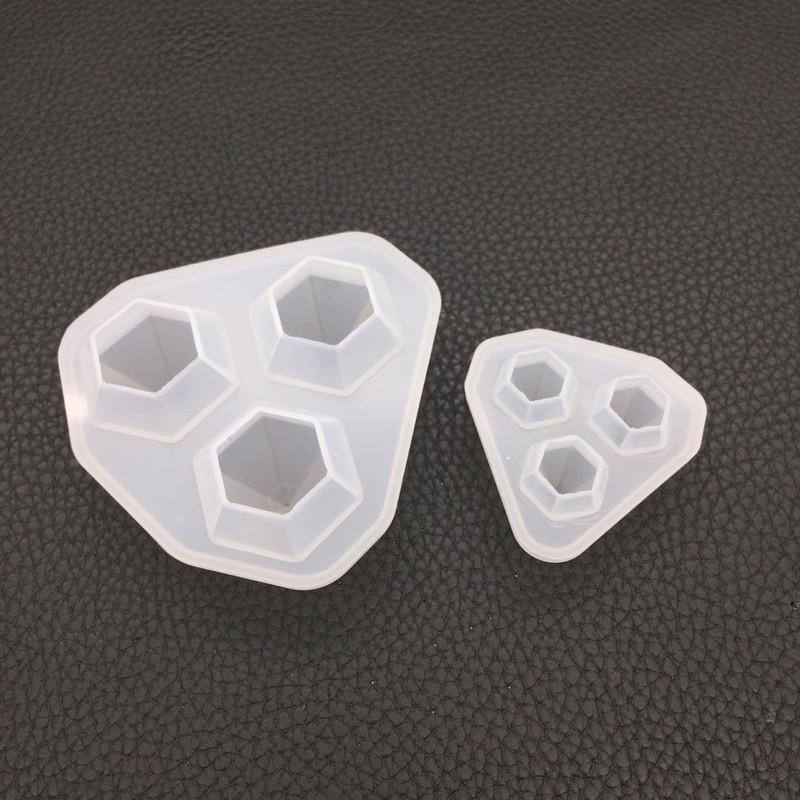 1ks Mini silikonová forma ve tvaru diamantu DIY Ručně vyráběná na šperky Příslušenství Forma na zdobení bílého dortu Kuchyňské potřeby