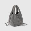 Women's 2025 Fashion Diamond-Studded Chain Evening Bag - Handheld, Shoulder, and Crossbody Bucket Style