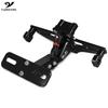 For APRILIA SR50 SR 50 MYCNC Motorcycle Adjustable Angle License Number Plate Frame Holder Bracket SR50MY LED Light