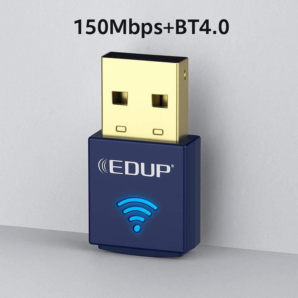 Bluetooth 4.0 USB Network Card 150Mbps Wireless WiFi Receiver Mini WiFi Adapter  Home Office