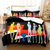 3D-Druck Persona 5 Bettwäsche-Set Cartoon Anime Bettbezug Dreiteiliges Set für Erwachsenen Kinder Schlafzimmer Heimtextilien Geburtstagsgeschenk