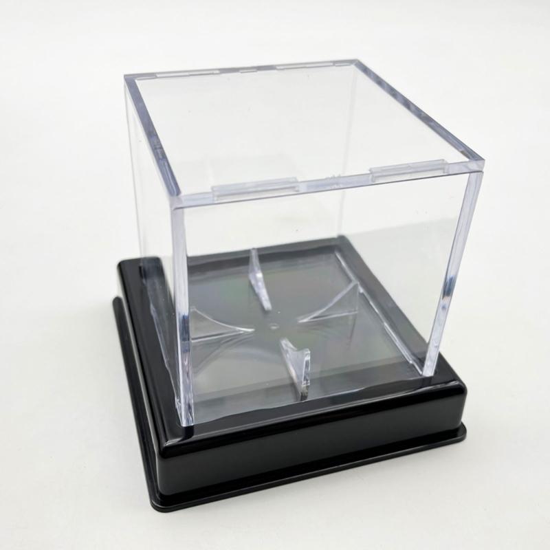 Baseball Display Box with Stand for Collection Use, Baseball Display Box Acrylic Clear Baseball Display Baseball Case