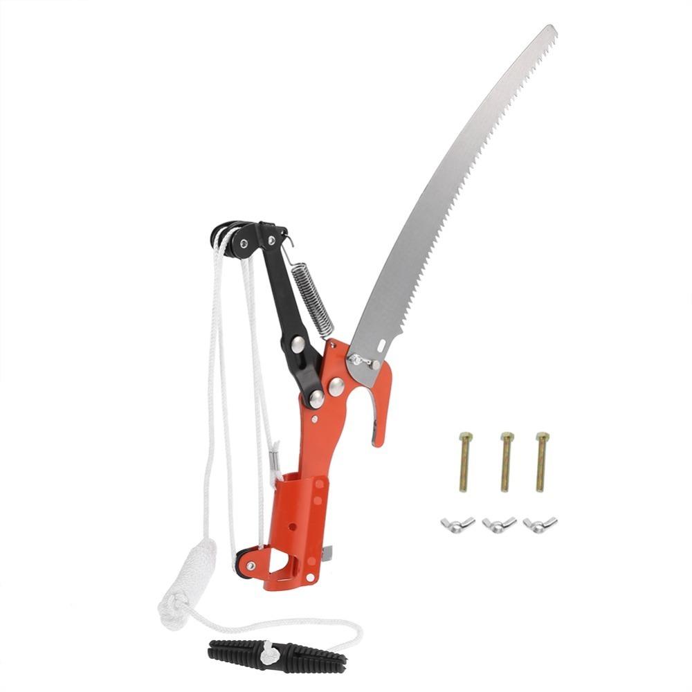 2 in 1 Pruning Shears Red Harvester Clipper Durable Garden Pruning Saw