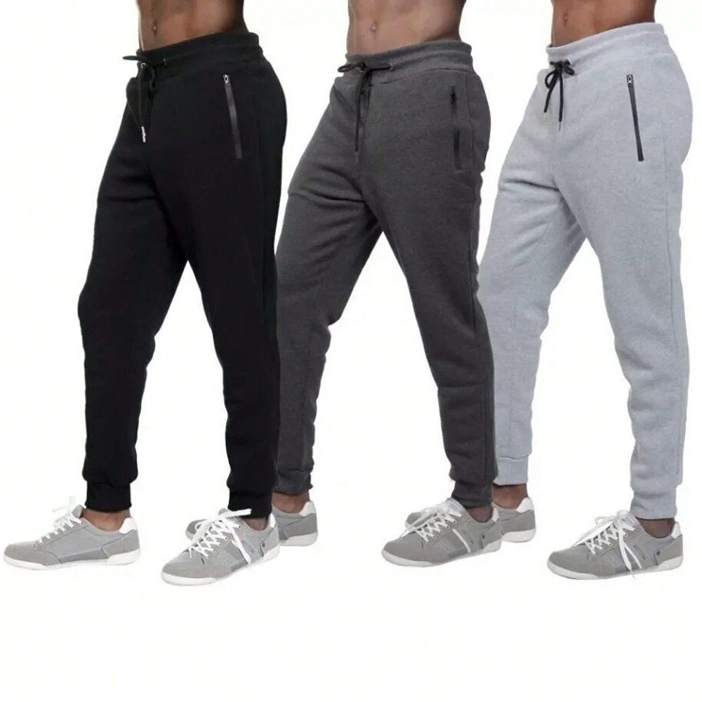 Hot-selling Niche Solid-color Casual Pants Men's 1111 New Sports Sweatpants Fitness Running Long Pants