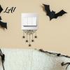 Upside Down Spider Switch Decal Halloween Web Light Sticker Decal Removable Creepy Wall Ornament Decals PVC Waterproof Art for Home Bedroom Living