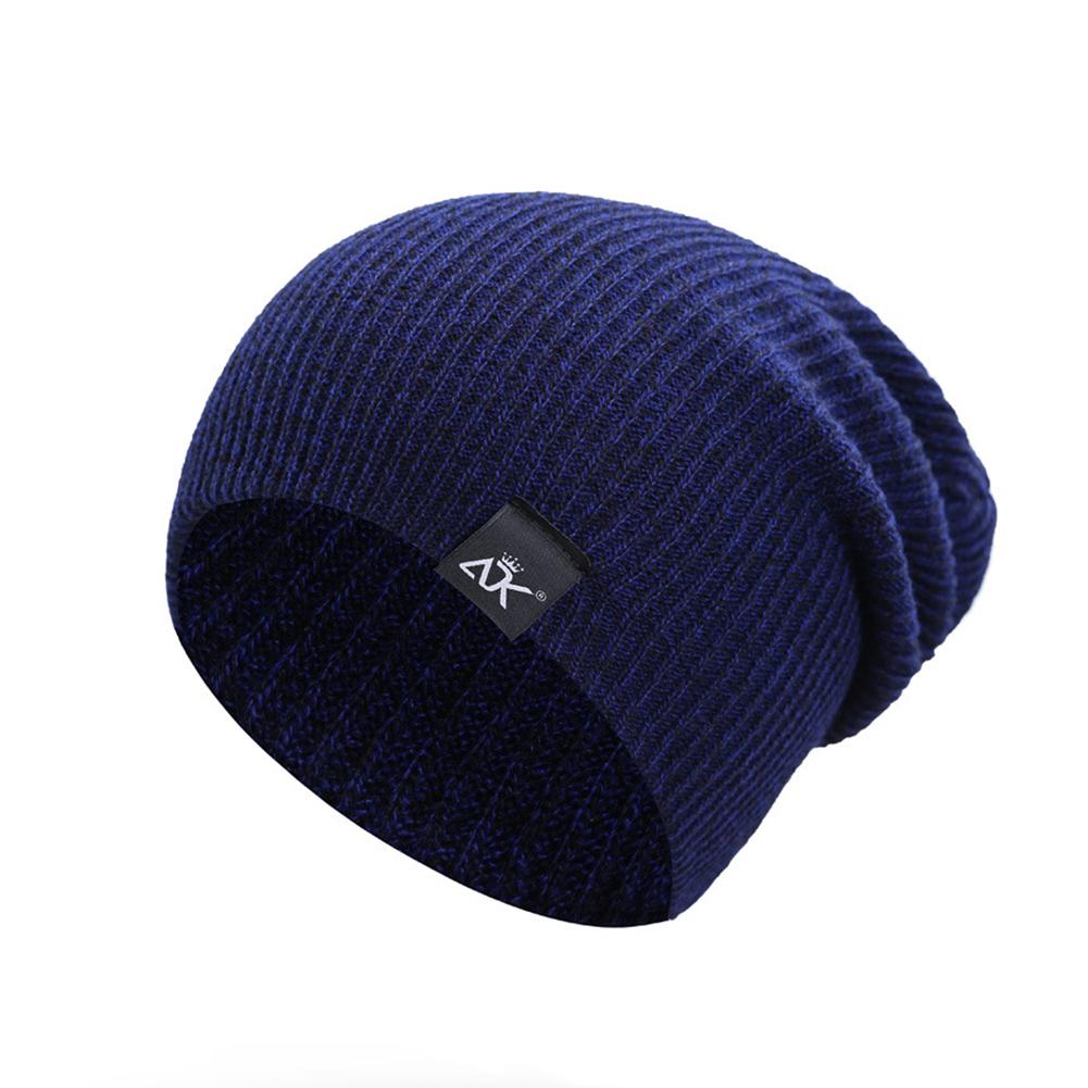 Baggy Beanies Winter Cap Outdoor Bonnet Skiing Hat Soft Knitted Hat for Man and Woman