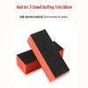 4-Sided Nail File & Buffer: Tofu Block for Shaping, Filing, Sanding, and Polishing Nails