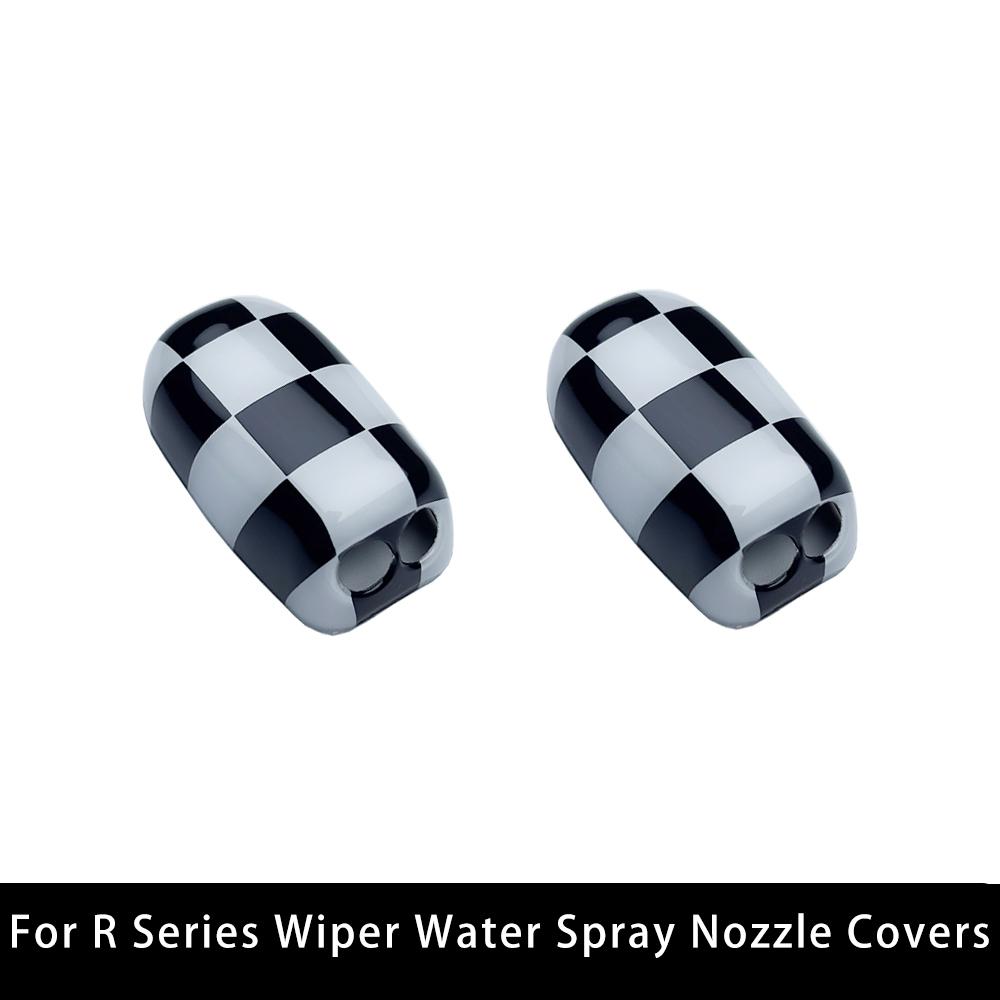 Car Wiper Water Spray Nozzle Covers For MINI One Cooper Countryman R60 Clubman R55 R56 R57 R58 R59 Auto Decoration Accessories