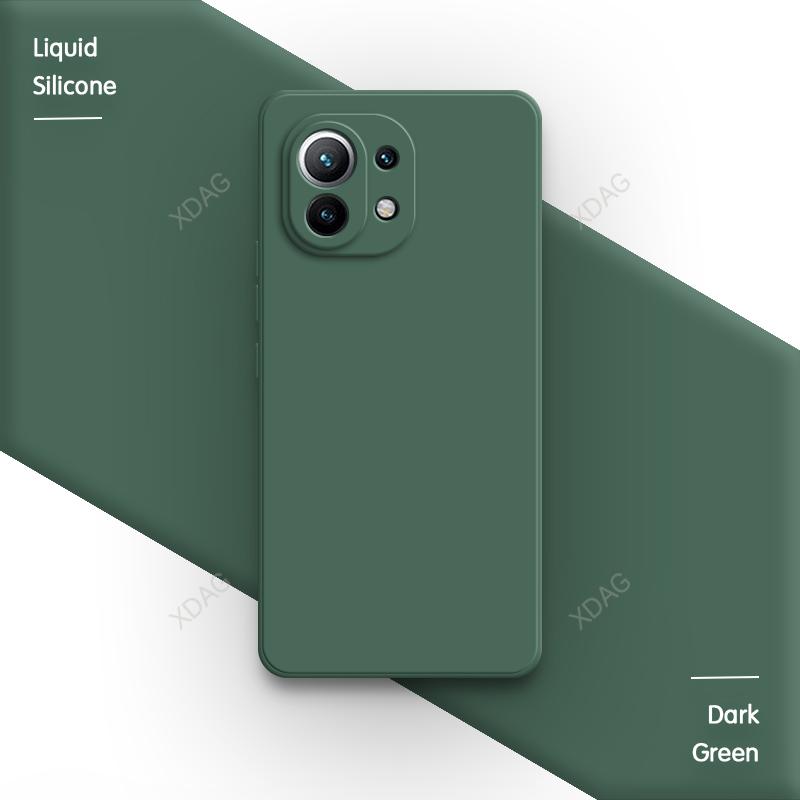 Phone Case for Xiaomi 11 Lite NE Pro Ultra 11T Pro 11X Pro 11i 5G Mi11 11Lite 11Pro 11Ultra Liquid Silicon Soft Basic Back Cover