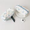 Bow Makeup Bag Multifunctional Cosmetic Organization Portable Bow Pencil Case Colorful Travel Toiletry Bags for Home School