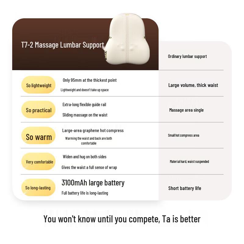 SKG T7-2 Luxury Lumbar and Back Massager