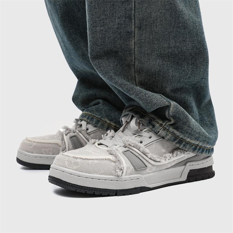 Hight Quality New Street Sport Style Canvas Breathable Flat Sneakers For Men's Women's #36-44 Daily Teenagers Dress Casual Shoes