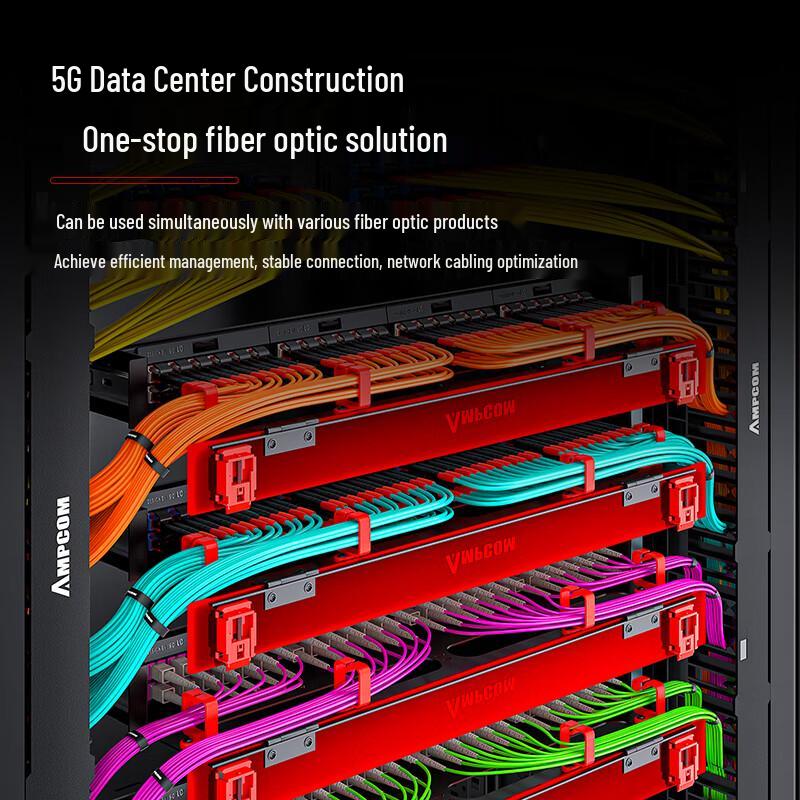 AMPCOM LC-LC Multimode Duplex Fiber Optic Patch Cable