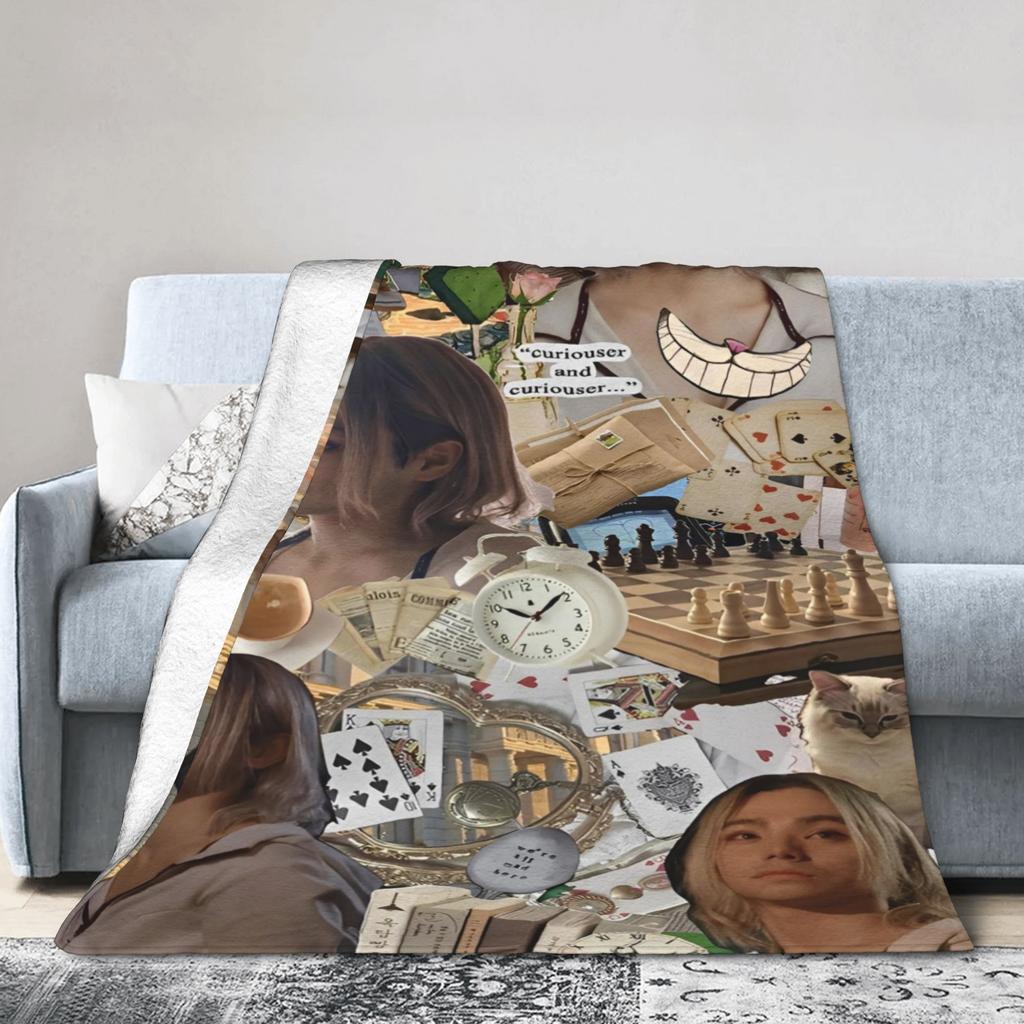 TV Alice In Borderlande Chishiya Blanket Cover Flannel Throw Blanket Summer Air Conditioning Personalised Soft Warm Bedspreads