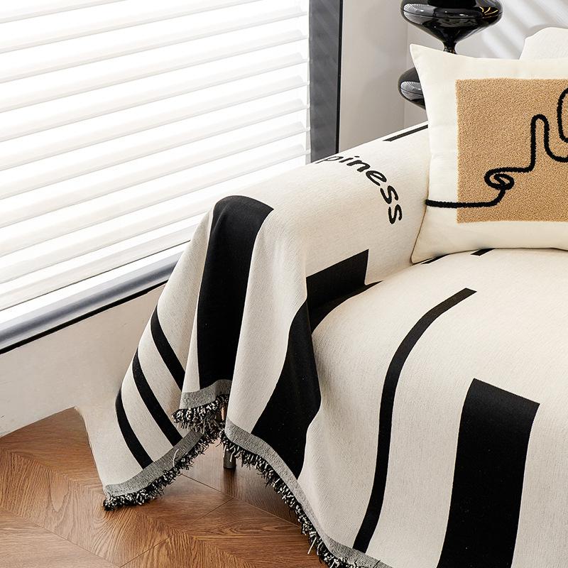 Nordic High-Grade Sofa Towel Full Cover Cloth Chenille Anti-Scratching All-Inclusive Universal Sofa Cover Non-Slip Sofa Cushion