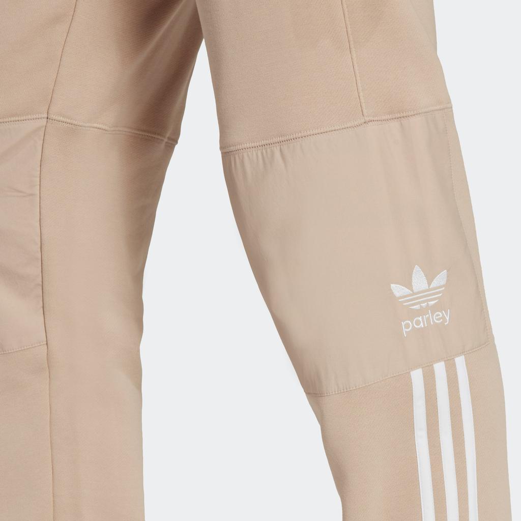 Adidas Originals Trefoil Print Logo Joggers Men Bottoms Khaki HL9398