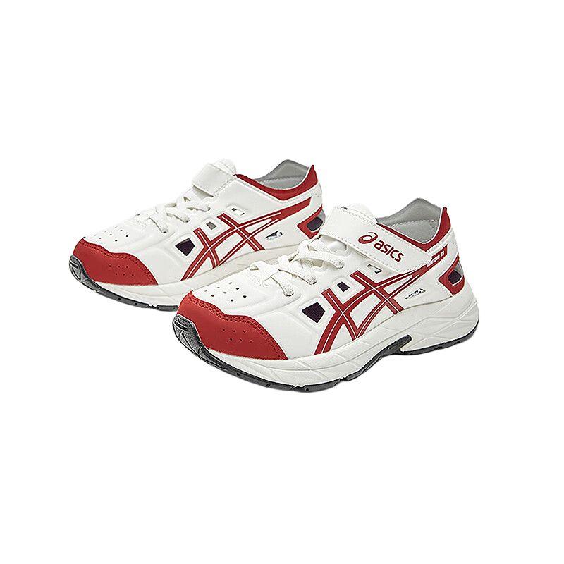 Asics Contend Xbn Ps Comfortable Soft Low Top Kids Sandals Kids Sandals White Red 1014A336-100