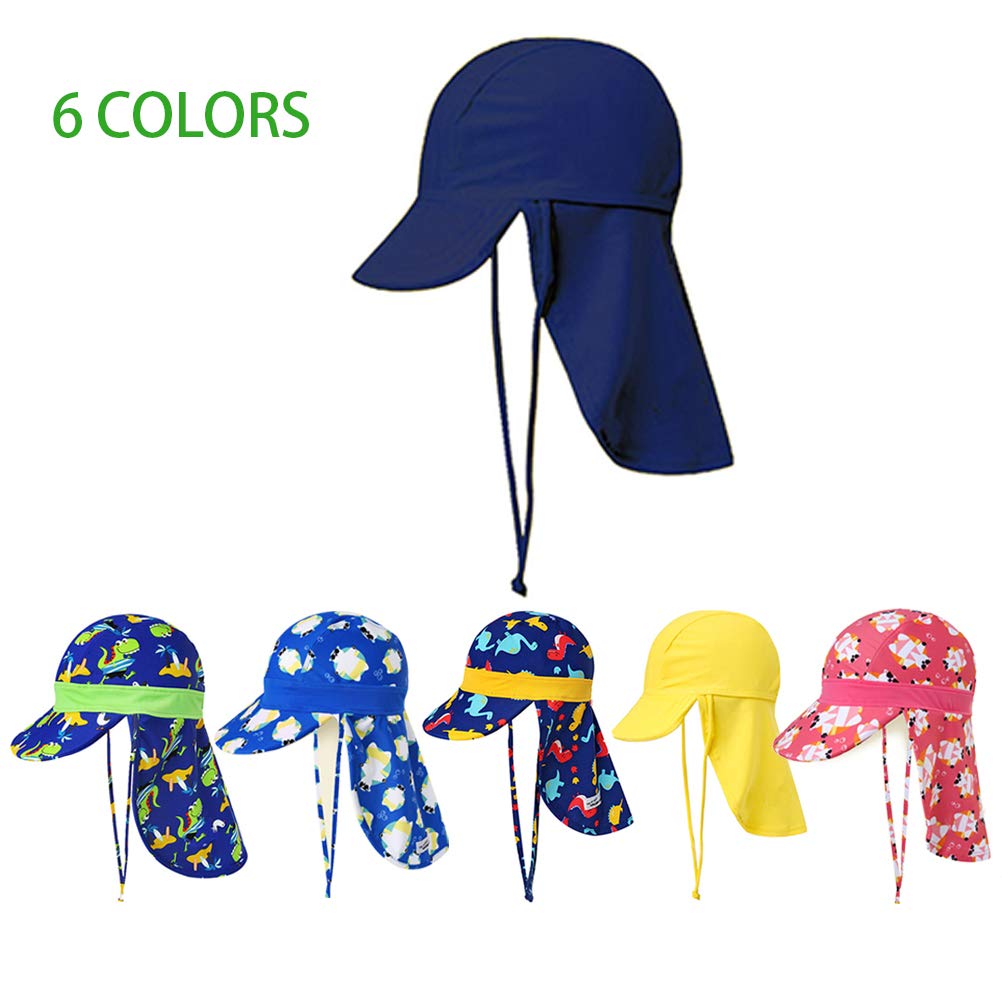 AOIREMON Baby Swimwear Swimming Sun 6 Face and Neck UV Protection for Beach and Travel Hat, Cap, Protection, Designs, Protection, Play, Swimming,