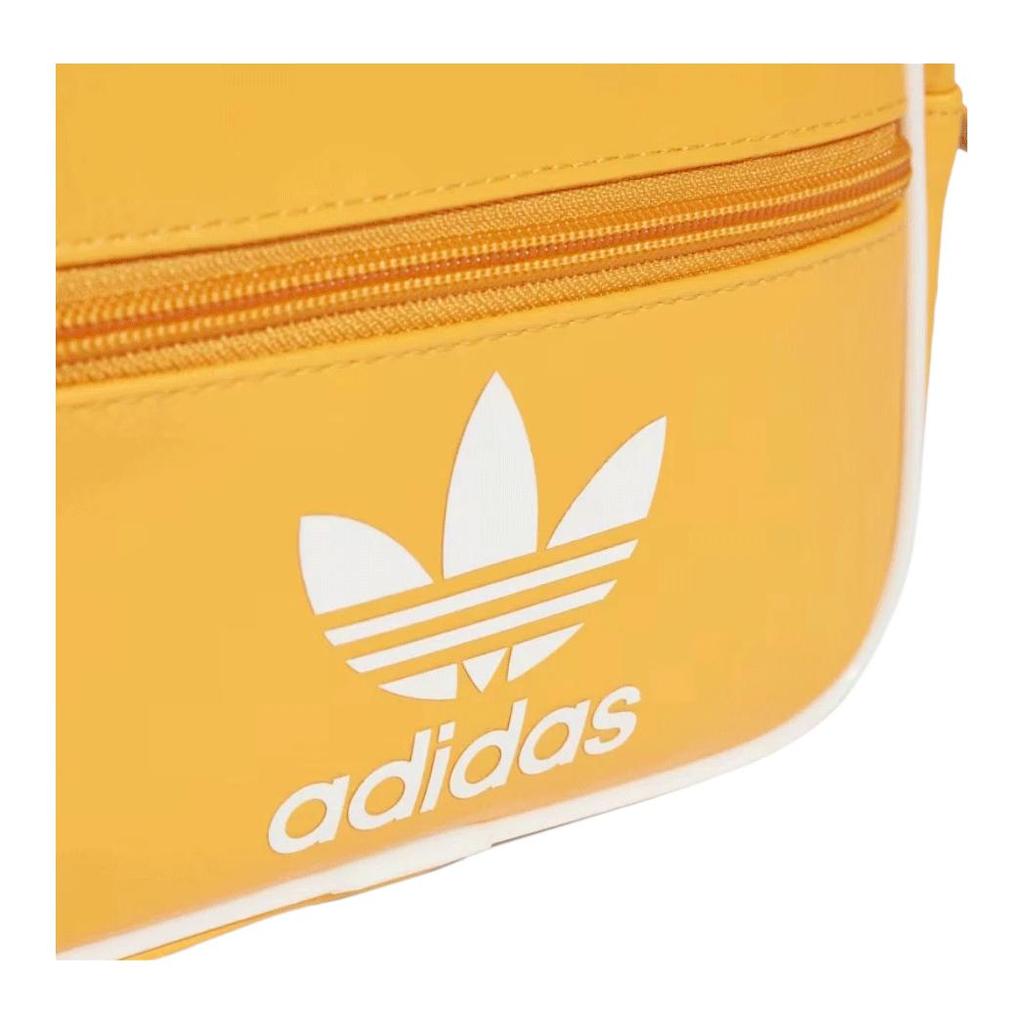 Adidas Originals Retro Fashion Sports Zipper Crossbody Shoulder Bag Unisex Bags Orange IX7485