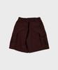Teuletong Nylon Rib Cargo Shorts - Burgundy
