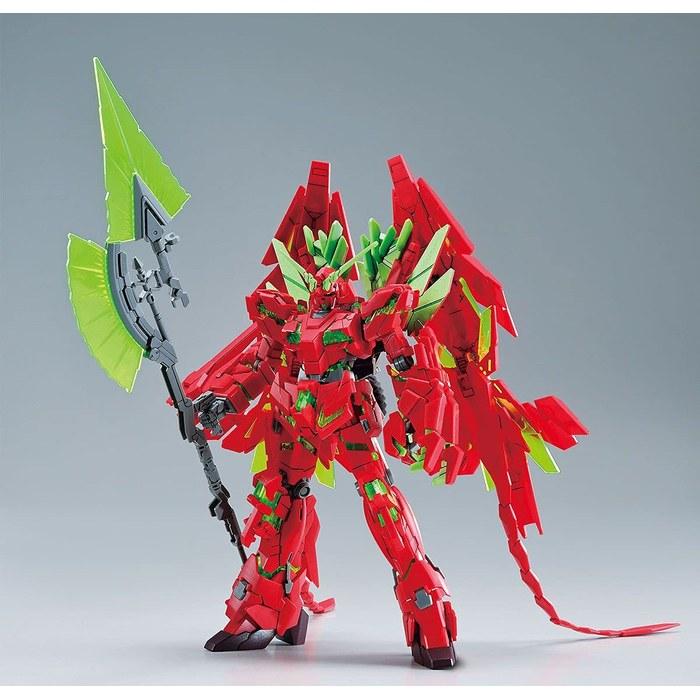 Bandai HG 1/144 Unicorn Gundam Perfectibility (Destroy Mode) (Final Battle Spec) Ver.GSF Gundam UC Clear Green Miniature