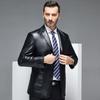 Spring and Autumn Thin Polished Genuine Leather Men's Suit Genuine Leather Jacket Men's Sheepskin Suit Slim Jacket