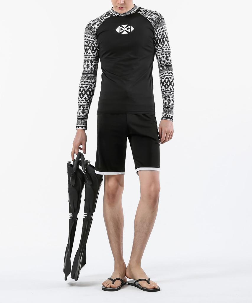 Dangun Cool Air Chain Men'S And Women'S Long Sleeve Rash Guard