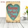 Metal Wall Art Vintage Heart 8x12 Inch Retro Tin Sign Home Decor