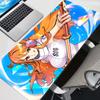Mouse Pad Large One Piece Anime Rubber PC Black Computer Gaming Accessories Mousepad Desk Mat Locking Edge Gamer Carpet