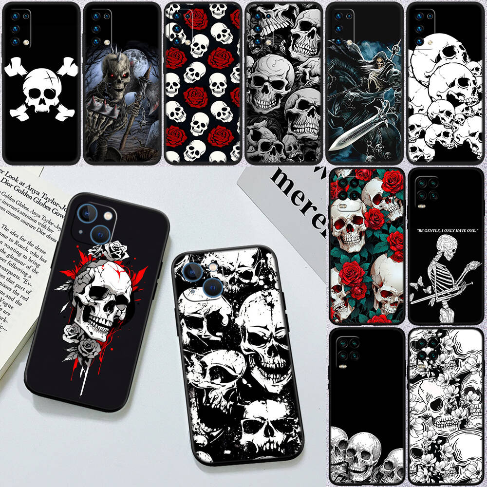 Skeleton Skull New Phone Case for iPhone 6 6s 7 8 11 12 13 14 15 16 17 16E XS Pro Max XR X SE Air