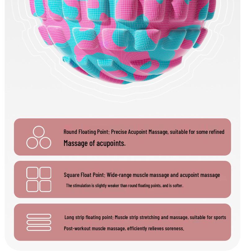 Plantar Fasciitis and Muscle Relaxation Peanut Massage Ball for Foot, Ankle, Shoulder, and Yoga Meridian Therapy