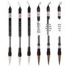 Tap Water Storage Brush Pen: Automatic Ink Absorption, Soft Wolf & White Cloud Goat Hair Tips, Medium & Small Sizes for Calligraphy.