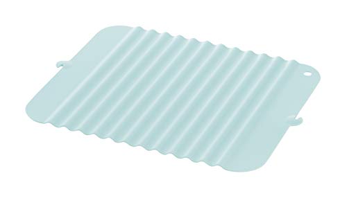 

Richell Sherri Stand Dry Silicone, Small Sink Mat, S, Mint Blue