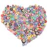 Butterfly Rose Flower Style Polymer Clay Spacer Beads For Jewelry Making