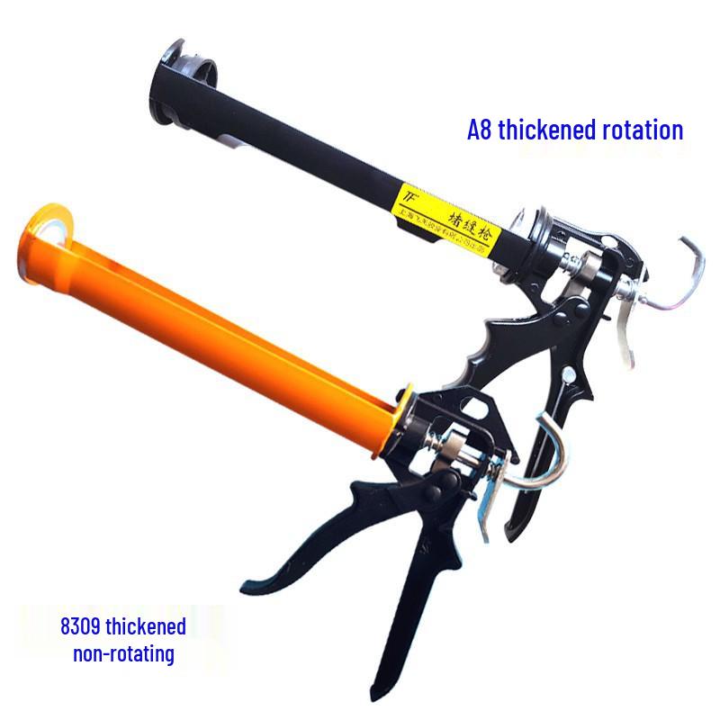 360° Rotary Anti-drip Silicone Caulking Gun for Glass Sealant & Gap Filling