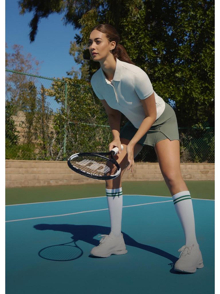 Schnelltrocknender Tennisrock mit hoher Taille – atmungsaktiv, hautfreundlich, schmale Passform für Yoga und Fitness