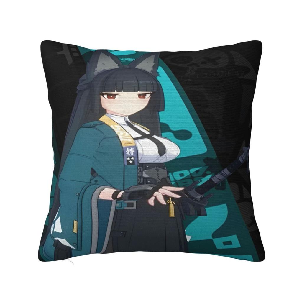 Home Decor ZZZ Deadly Assault Ellen Nicole Miyabi Pillowcases Accessories Zenless Zone Zero Pillow Covers Square Multiple Sizes