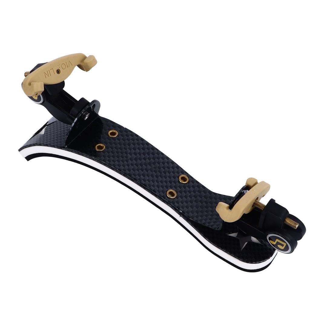 Violin Shoulder Rest Collapsible Height Adjustable Ergonomic Violin Shoulder Support for 12 Carbon