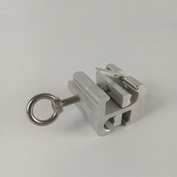 Aluminum Alloy Self-Locking S-Type Tap Diverting Clip for High-Voltage Distribution